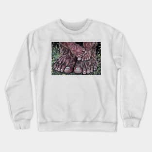 Bigfoot Littlefoot, Bigfeet, Littlefeet Crewneck Sweatshirt